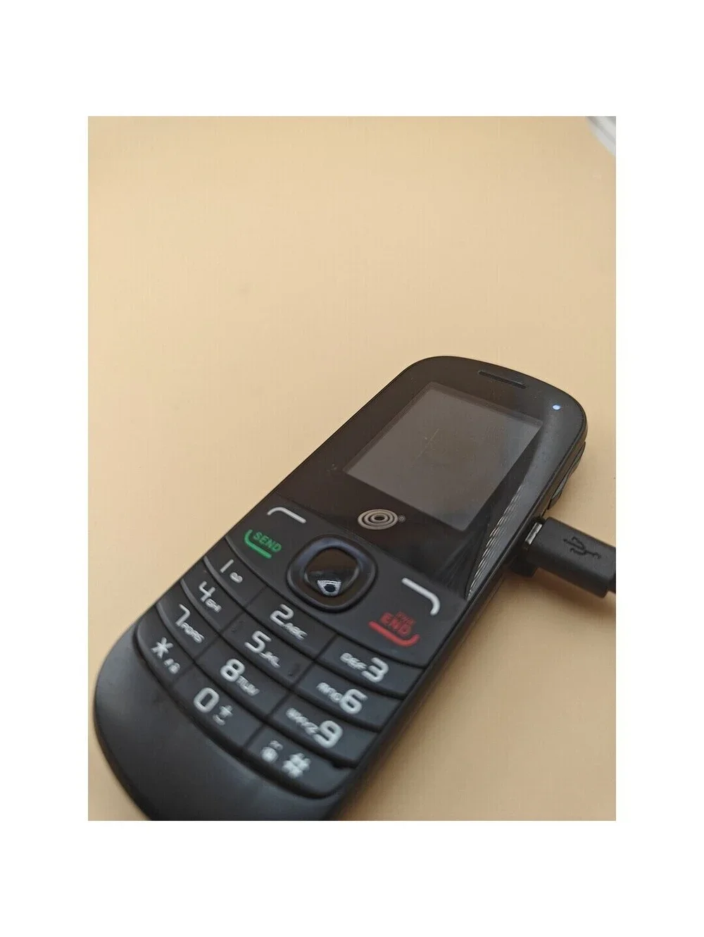 Alcatel A205G TracFone Black Boot Loop Flip Phone For Parts/Repair AS IS